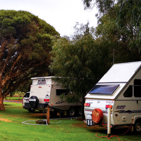 Weather can change fast at Clackamette RV Park 