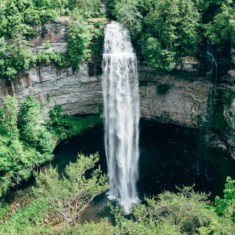 waterfall at Fall Creek Falls State Park