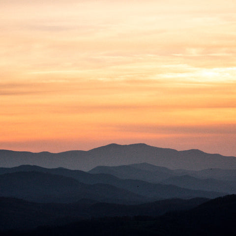 sunset at Grayson Highlands State Park