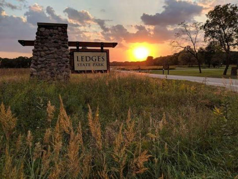 Ledges State Park sign 