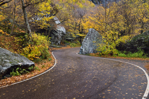 Smugglers Notch State Park Curved Road