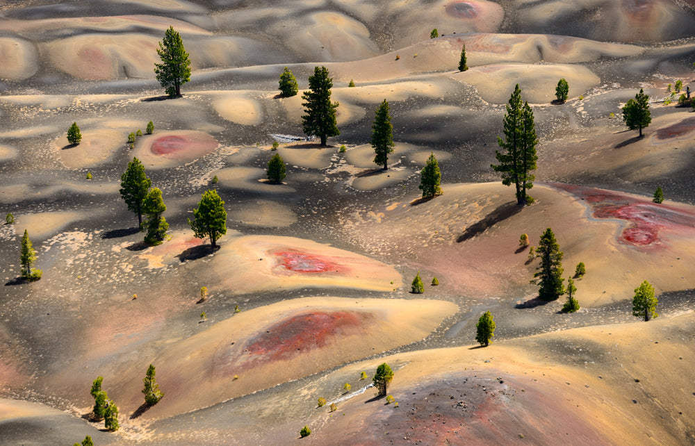 Aerial View of Lassen Volcanic National Park California