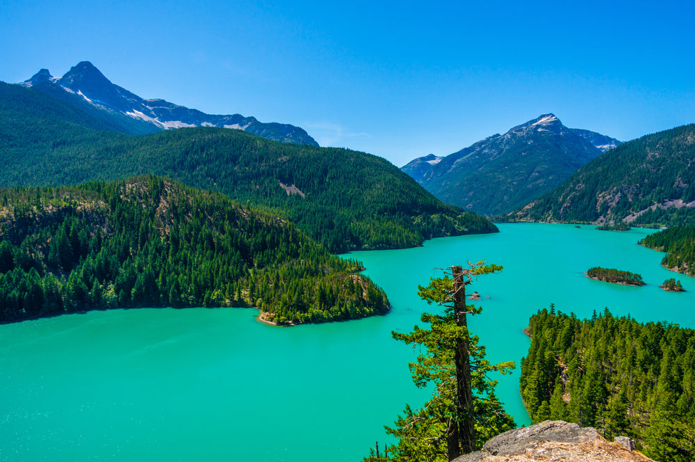 Amazing View of Diablo Lake at North Cascades National Park