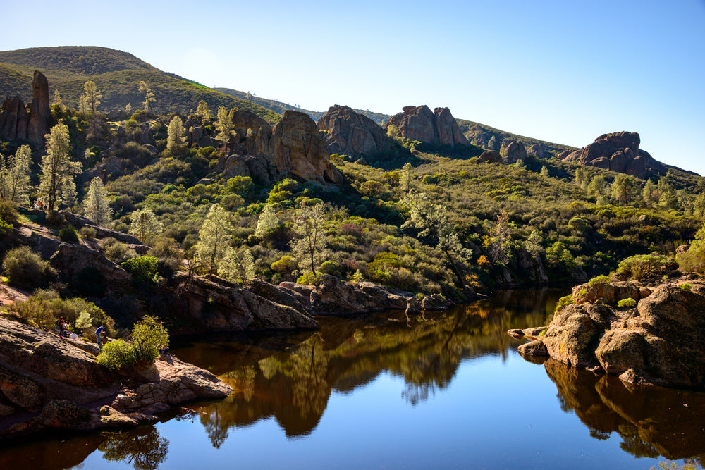 Beautiful Sunny Day View of Pinnacle National Park California