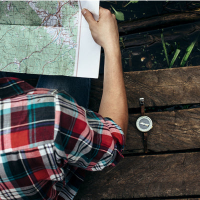 learning the map while camping at a table