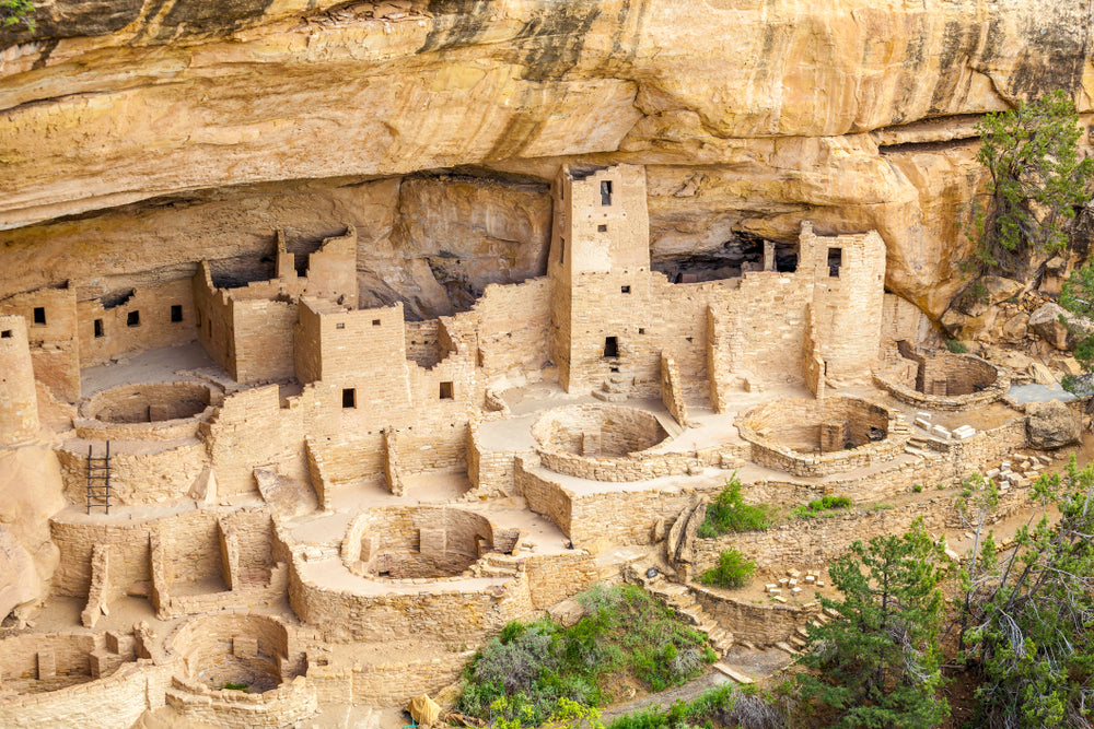 Cliff Dwellings Up Close in Mesa Verde National Parks Colorado