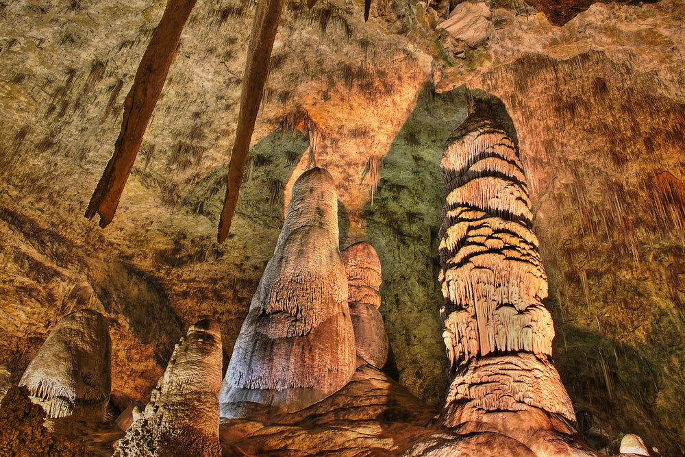 Inside View of Cavern at Carlsbad Caverns National Park New Mexico