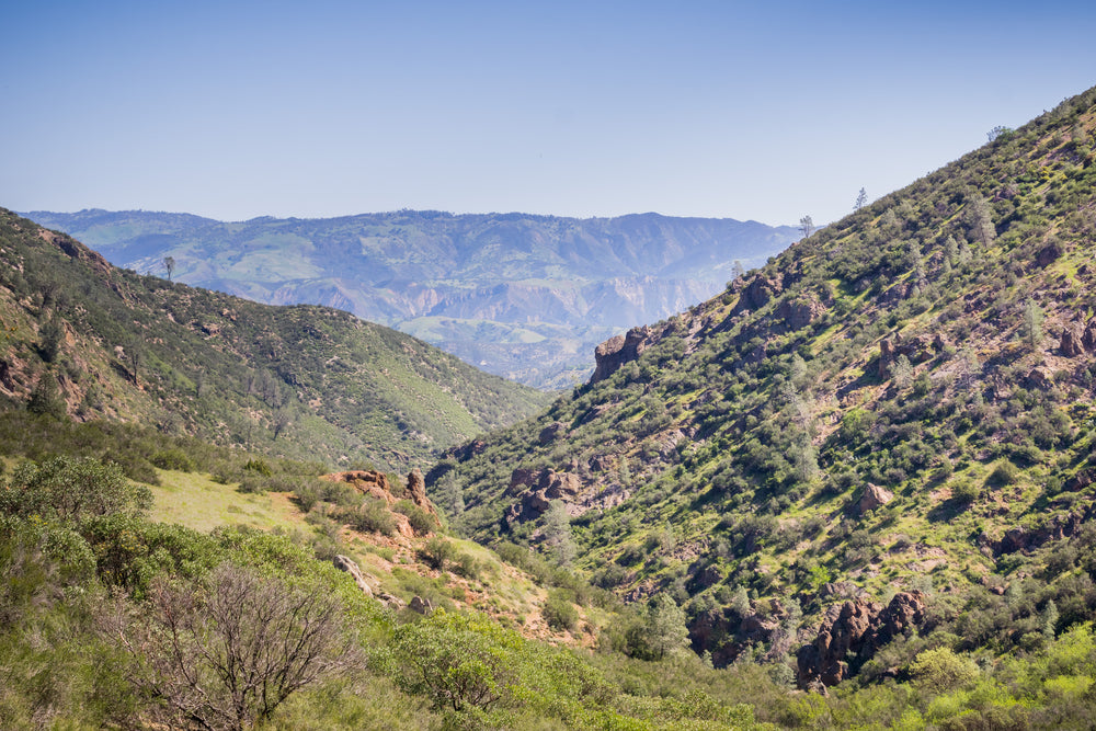 Landscape View of Trail Towards North Chalone Peak Hain Wilderness in Pinnacles National Park