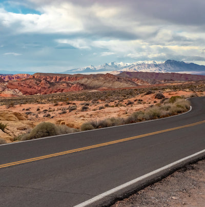 on the road in a RV to Iron Horse RV Park 