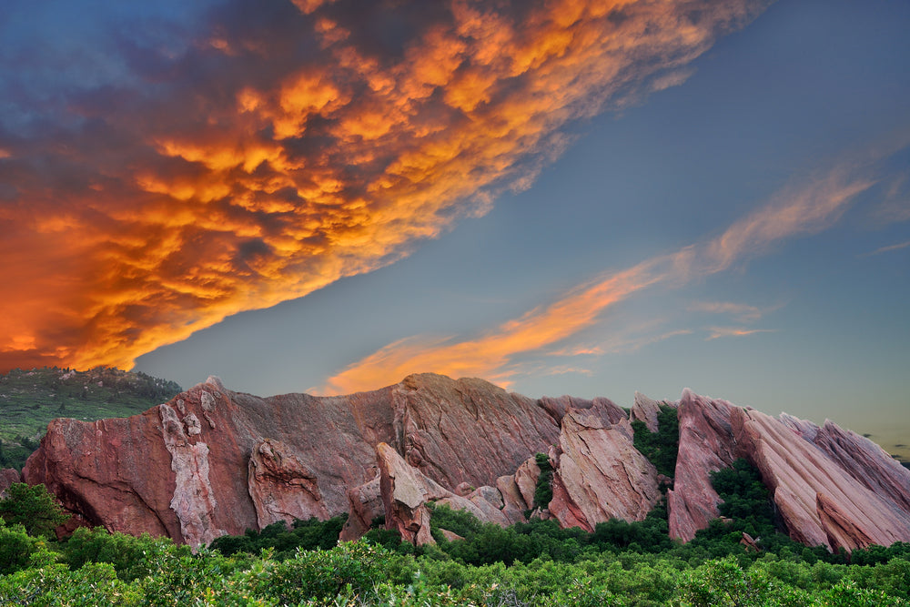 Roxborough State Park During Sunset in Colorado