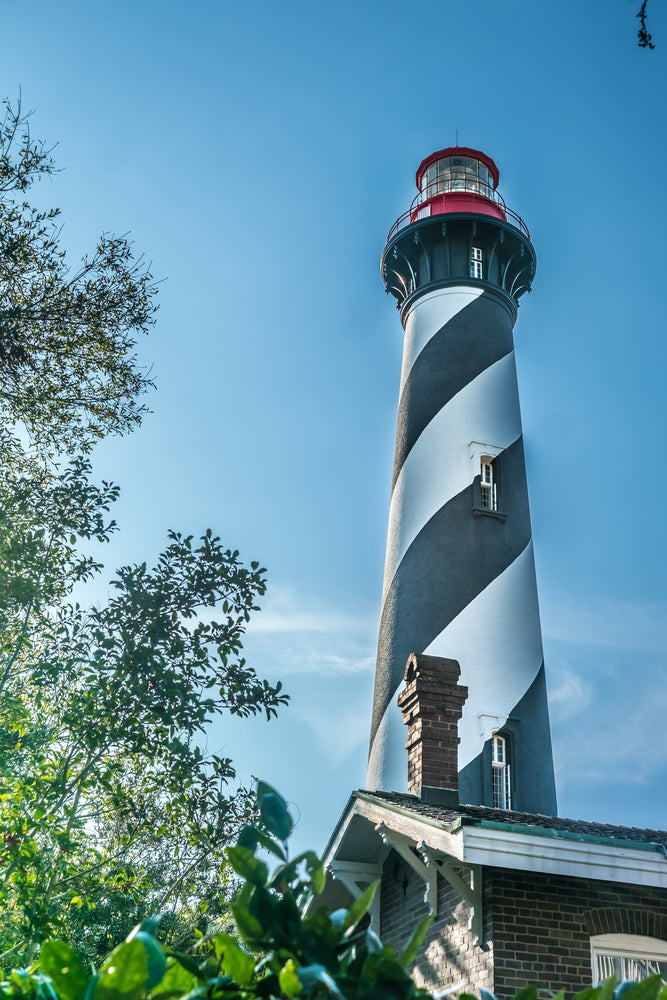 Saint Augustine Lighthouse Anastasia State Park Florida