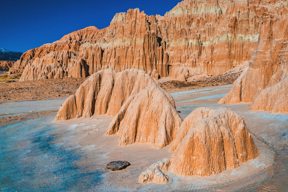 Soft Bentonite Clay Formations in Cathedral Gorge State Park Nevada