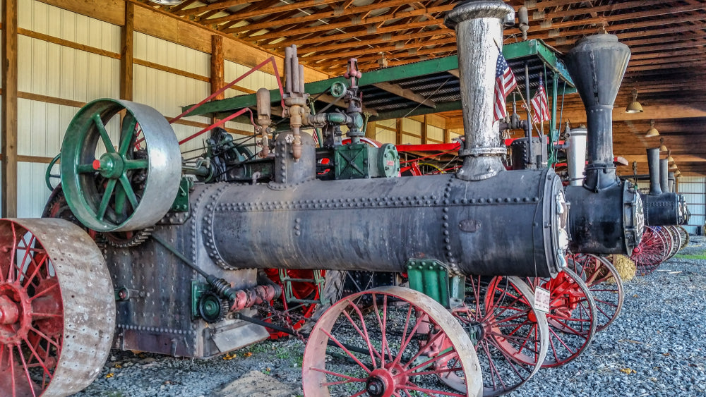 Steam Threshers at Fairgrounds in Cumming Georgia