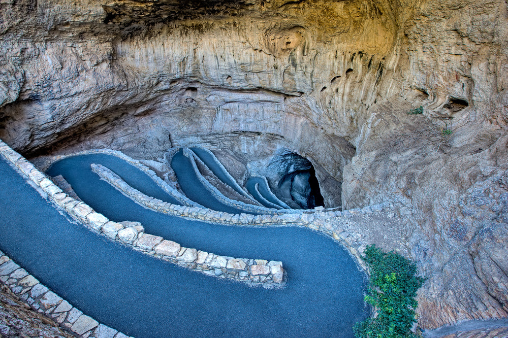 The Natural Entrance Switchbacks of the Carlsbad Caverns National Park New Mexico