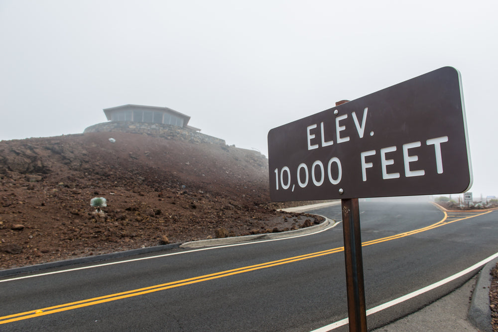 Top of Haleakala Volcano at Haleakala National Park Maui