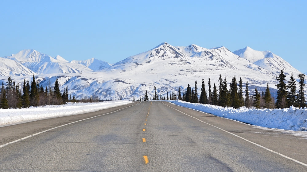 View of Scenic Highway Alaska