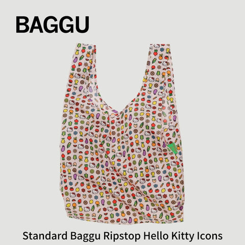 BAGGU×Sanrio Standard BAGGU ハローキティアイコン。サンリオキャラクターとのコラボレーションBAGGUが登場！