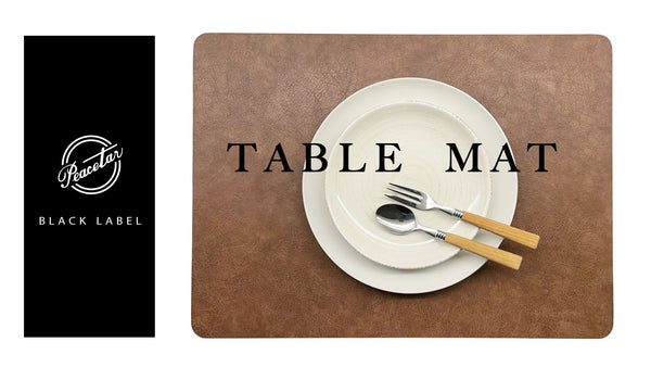 TABLE MAT PEACETAR BLACK LABEL