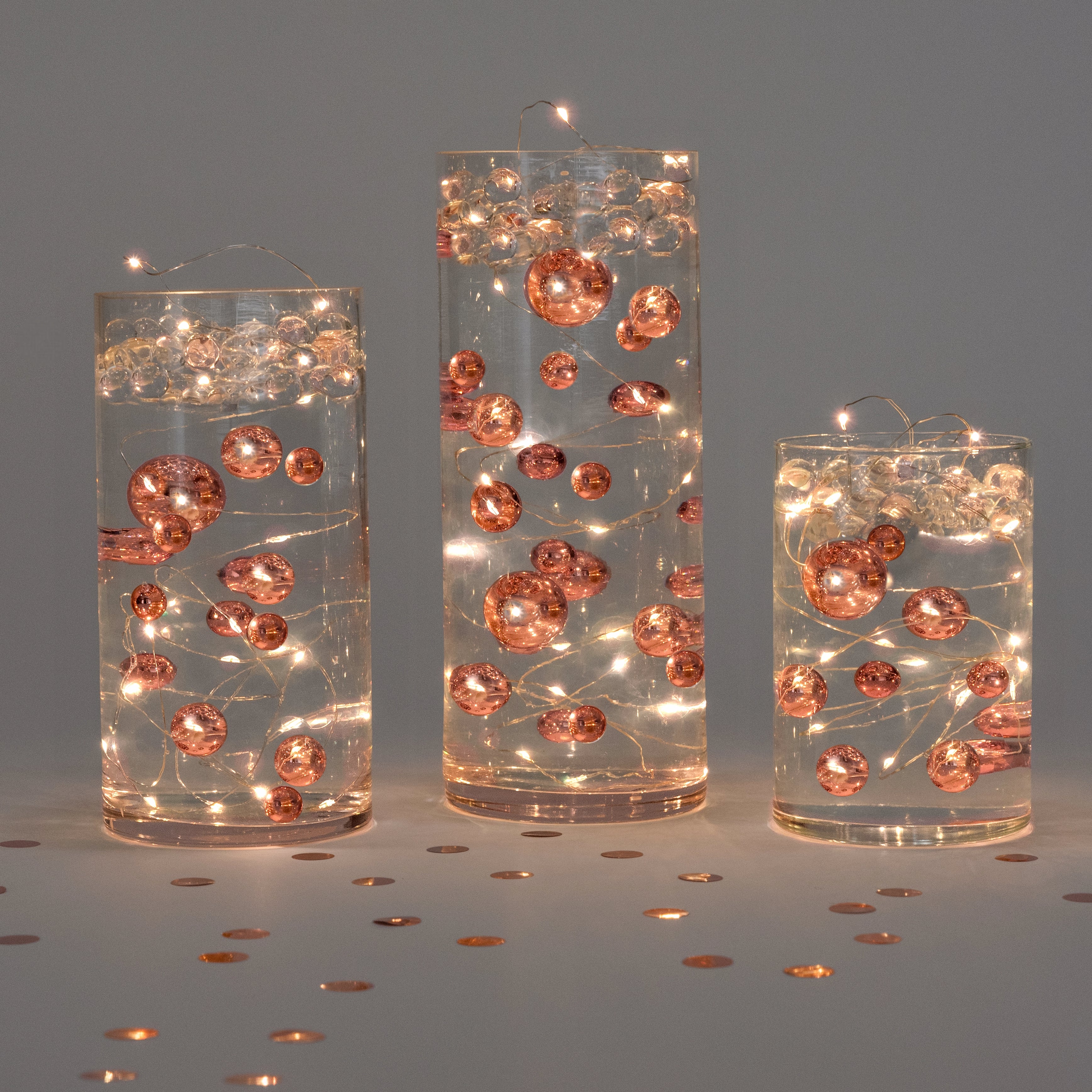 Floating Mini Wreaths for centerpieces – Floating Pearls