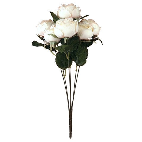 7 Floating Spring Rose Bush - White/Off White - Vase Decoration ...