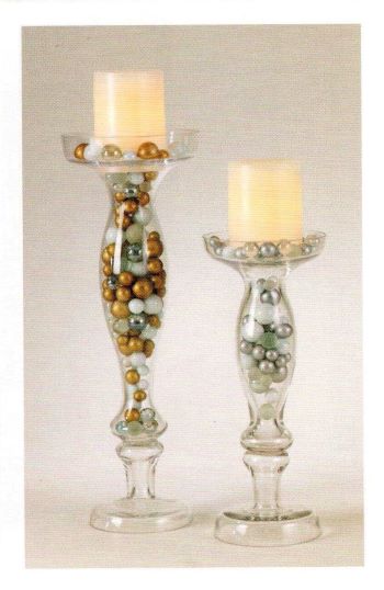 Clearance No Hole 80 Gold Theme Glass Marbles Jumbo Assorted Sizes Vase Fillers For Decorating Centerpieces