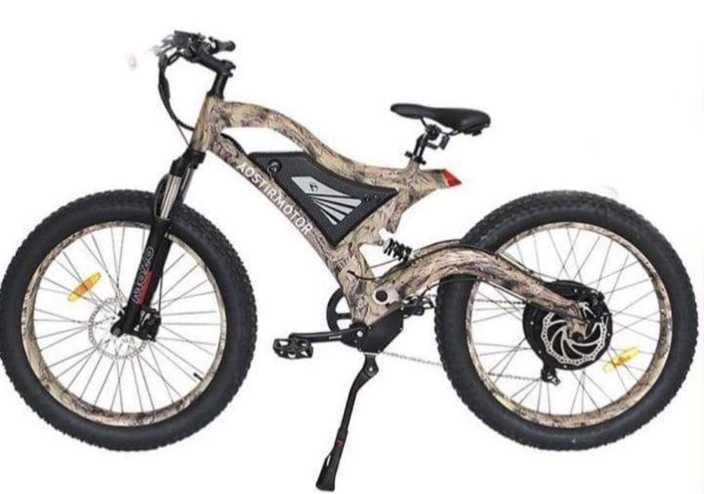 pedal assisted mountain bike