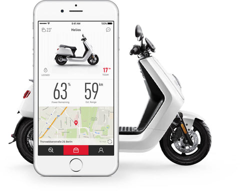 Connected scooter