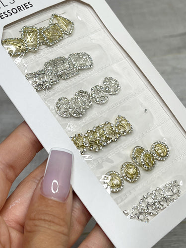Alloy Brnds 3D Nail Charms (30 Pieces)