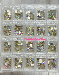 Emerald Green-400 Pieces Nail Crystals Rhinestones Gems – The Additude Shop