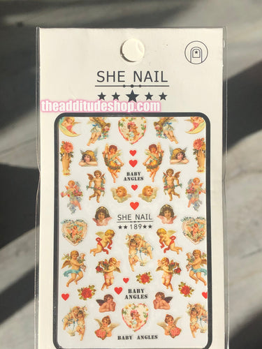 L Band Nail Stickers #52 – The Additude Shop