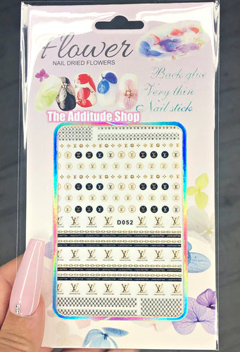 Colorful Holographic Luxury Nail Stickers – The Additude Shop