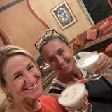 GRACEiousliving.com Stacey and Kelly enjoying Pisco sours in Peru