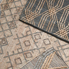 Natural fiber and jute decorative rugs