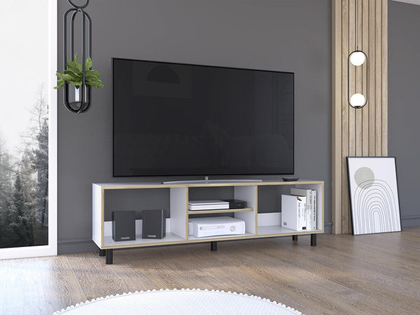 Mesa Para Tv Osaka, Avellana, con Espacio Para Televisor de Hasta 48 P -  VIRTUAL MUEBLES