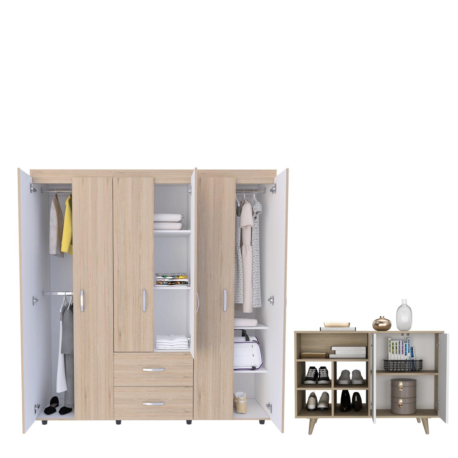 Combo para Habitación Alexia, incluye Recibidor y Closet– Virtual Muebles