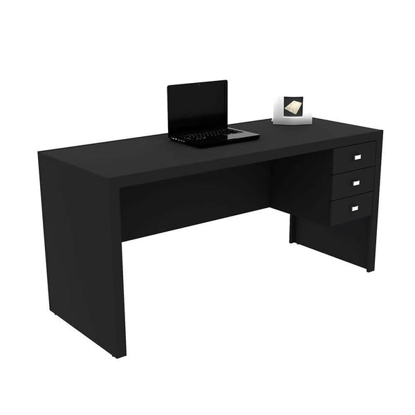 Escritorio plegable base negra rustic sand - VIRTUAL MUEBLES