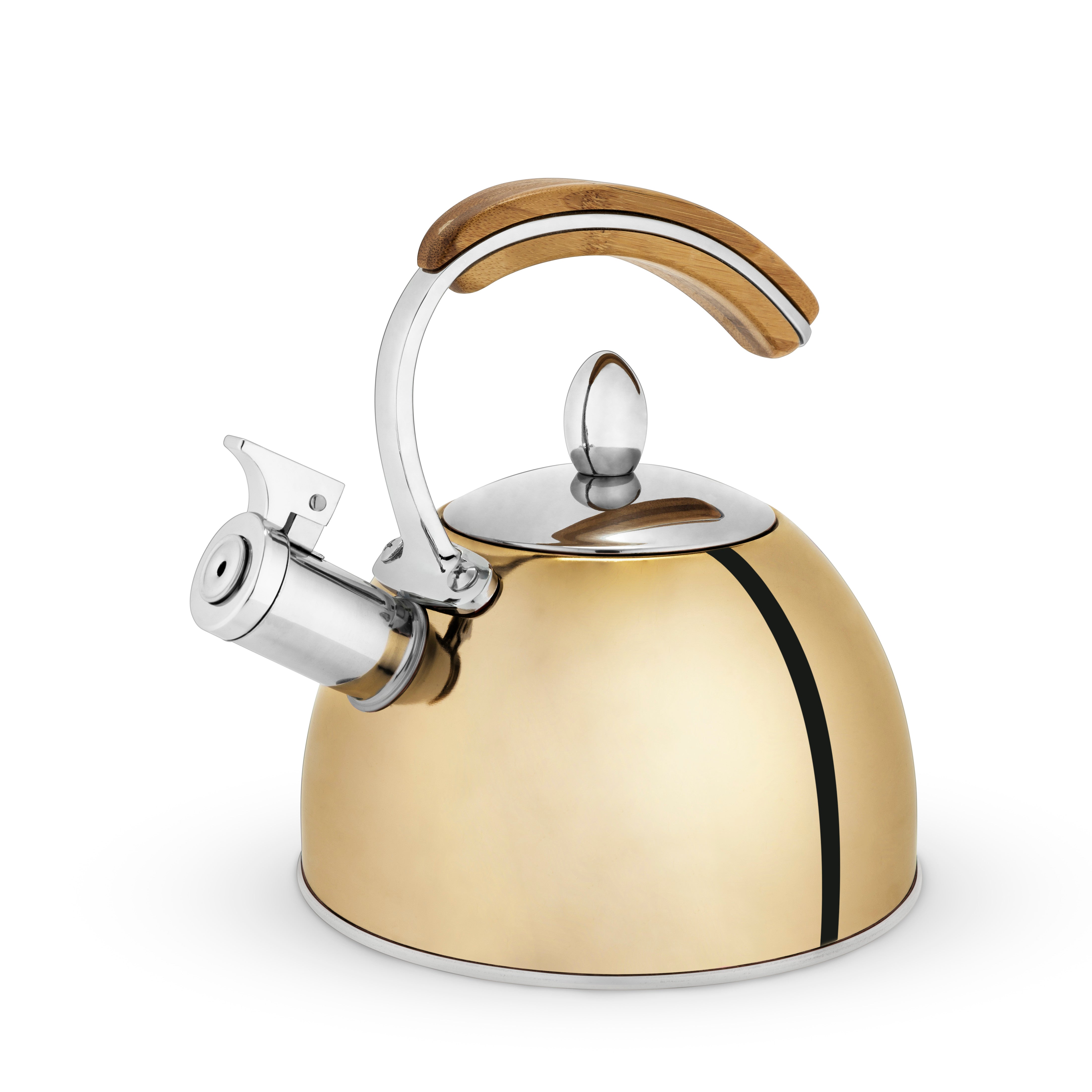 Presley Gold Tea Kettle - Pinky Up Tea product image