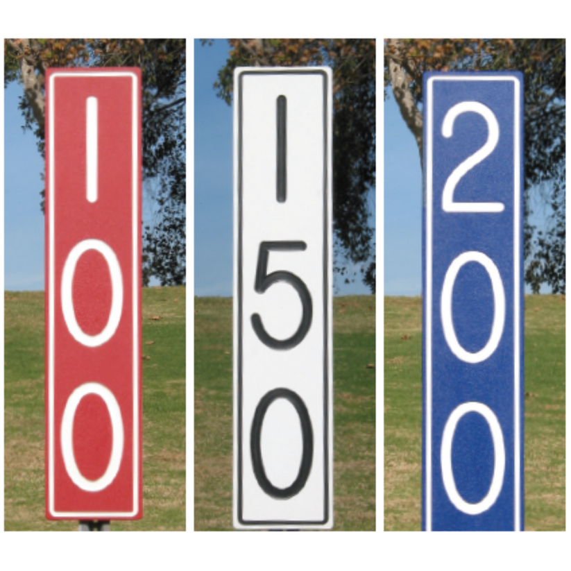 Plastic Vertical Yardage Markers – Golf Supply House