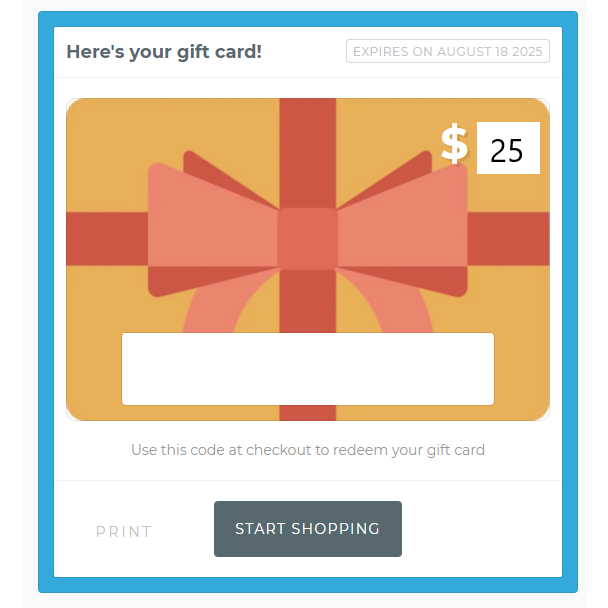 E-Gift Card