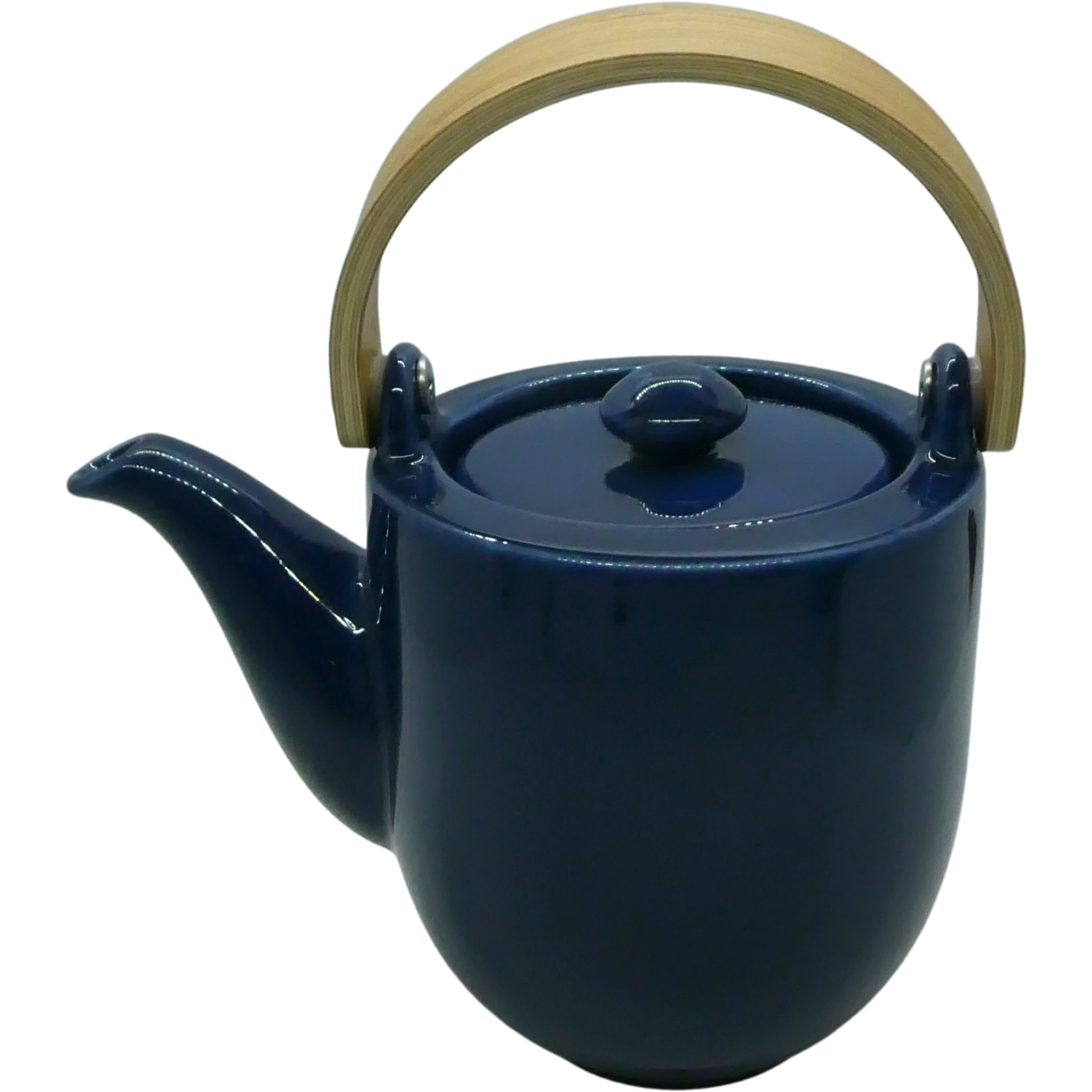 Tea Set, Teapot + 2 Cups, Navy Blue