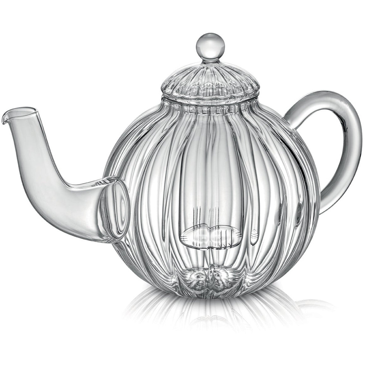 Italian Glass Teapot + Infuser, 42 oz