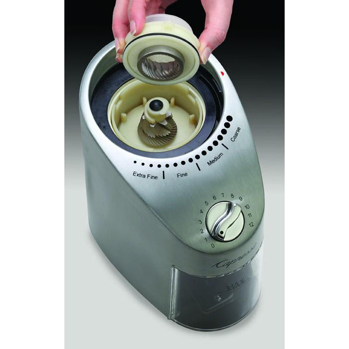 Infinity Plus Burr Grinder, Die-Cast Stainless