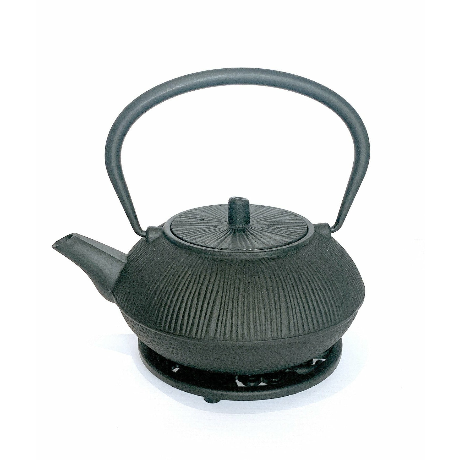 Teapot, Textured Black Iron