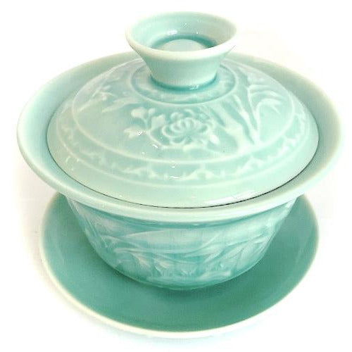 Gaiwan, Celadon Flowers