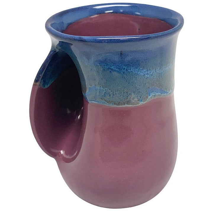 Hand-Hug Mug, LH, Dk. Blue/Purple