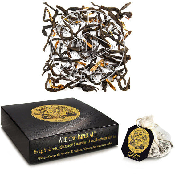 WEDDING IMPÉRIAL® A special celebration black tea - Jardin Premier*  chocolate & caramel notes - MARIAGE FRERES