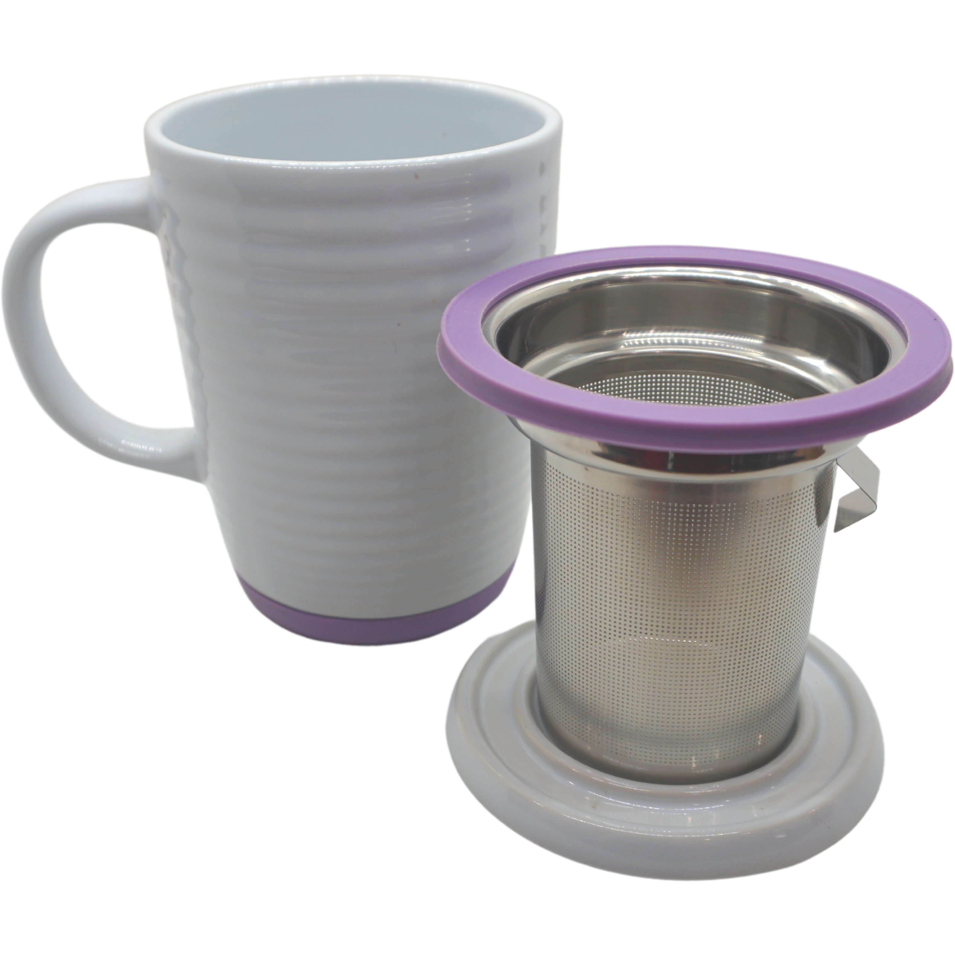 Mug + Infuser, Various Colors, 16 oz