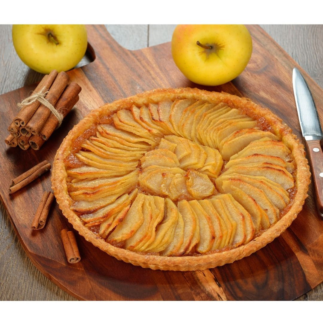 Tea Towel, Crunchy French Apples, Yellow