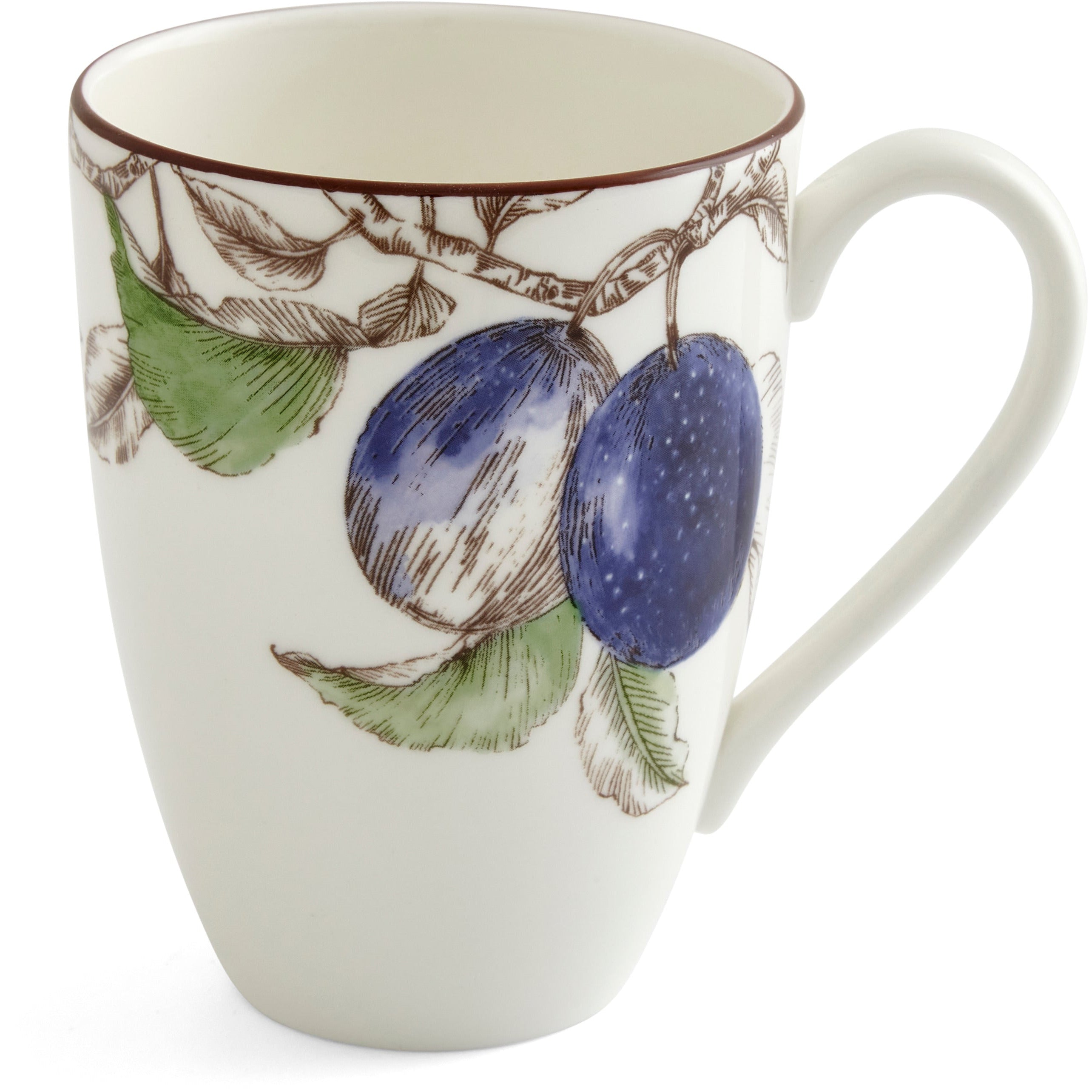 Mug, Ready-to-Pick Plums, 17 oz