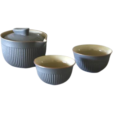 Travel Tea Set for Two, Jade or Slate